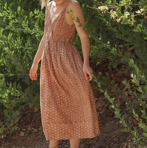 Christy Dawn Lincoln dress in rust meadow xs